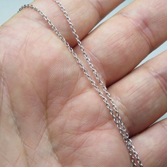 *925 Sterling Silver Chain Necklace - Picture 2 of 4